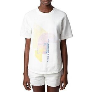 ZADIG & VOLTAIRE Bow Mo Terry Palmier Tee NEW NWT